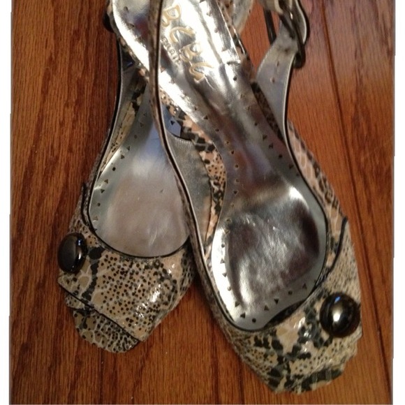 Super Cute BCBG Snake Skin Slings (Just Reduced)