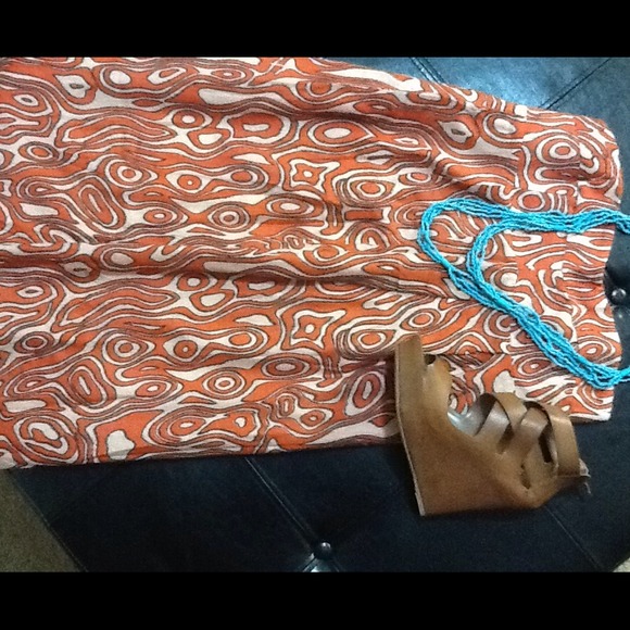 😍DESIGNER Heidi Merrick Strapless Dress