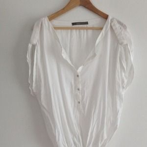 ZARA basic white top