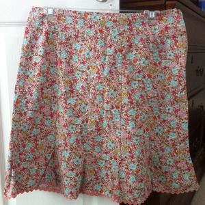 Cabi Floral Skirt