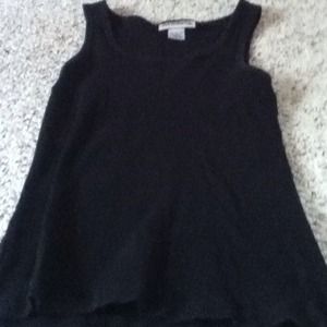 Black thick strap tank top