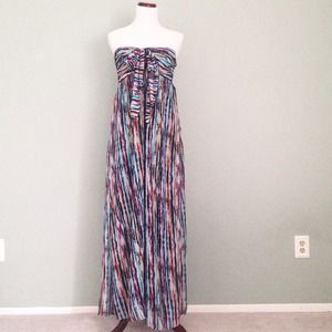 RESERVED ❗ Maxi Dress with Bow Front