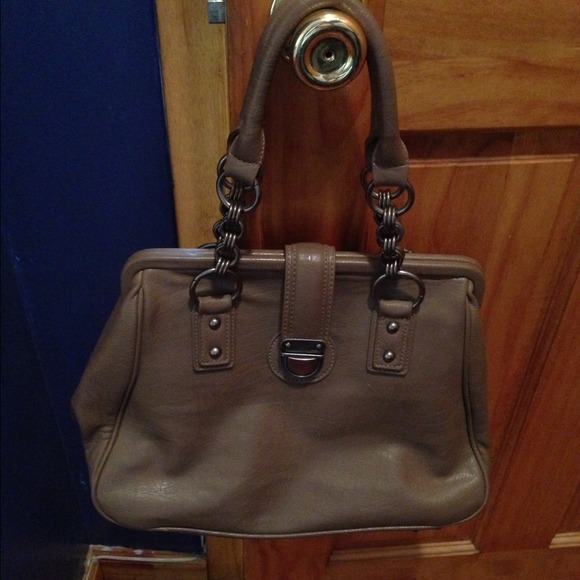 Taupe handbag