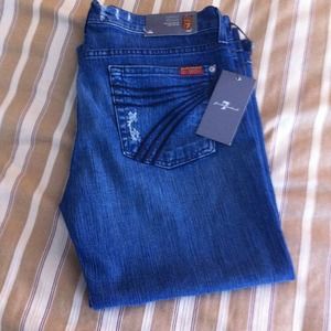 NWT Seven Cropped Dojo Jeans