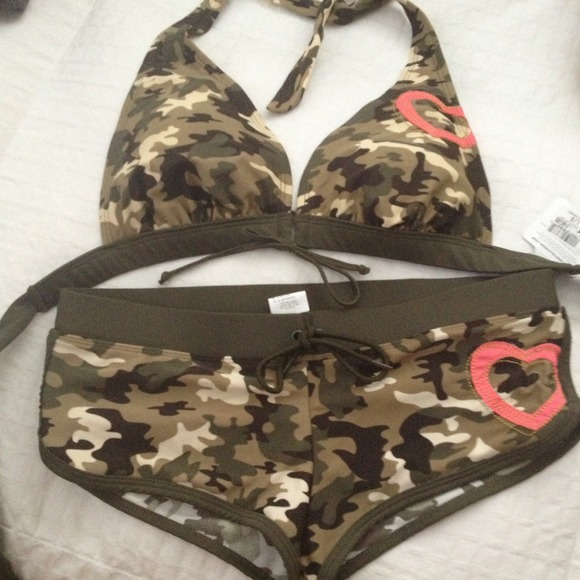 Camo bathing suit