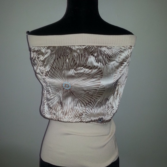 Bebe silk tube top