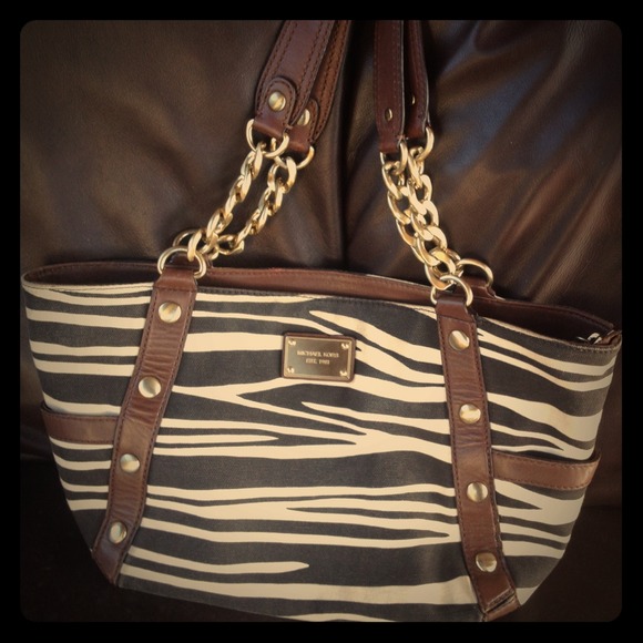 *Michael Kors Tribal Zebra medium satchel*