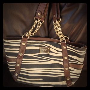 *Michael Kors Tribal Zebra medium satchel*