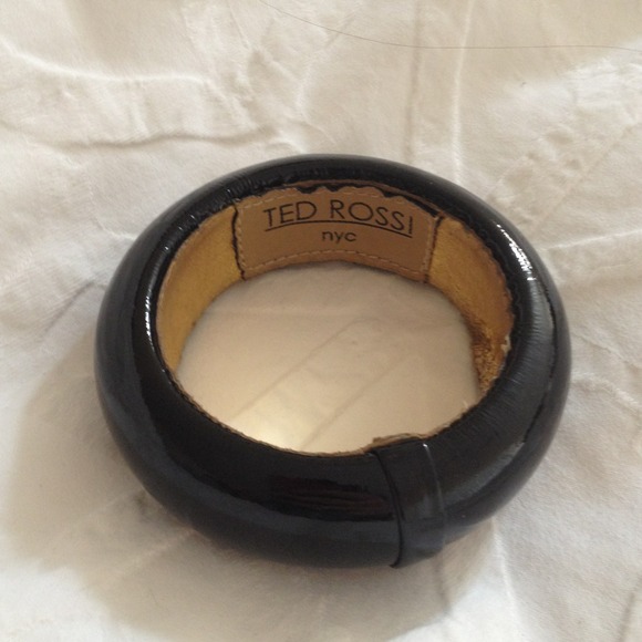 Ted Rossi Black Patent Bangle