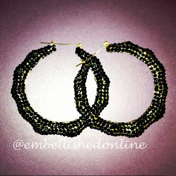 Bamboo Hoop Earrings