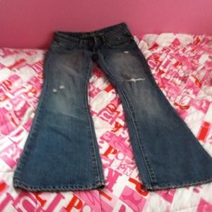 3 American eagle jeans