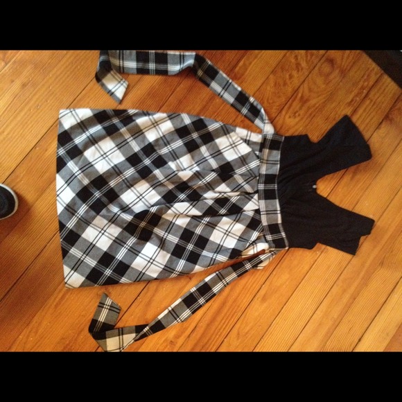 City Triangle Black & White Dress