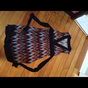 IZ Red & Black Dress