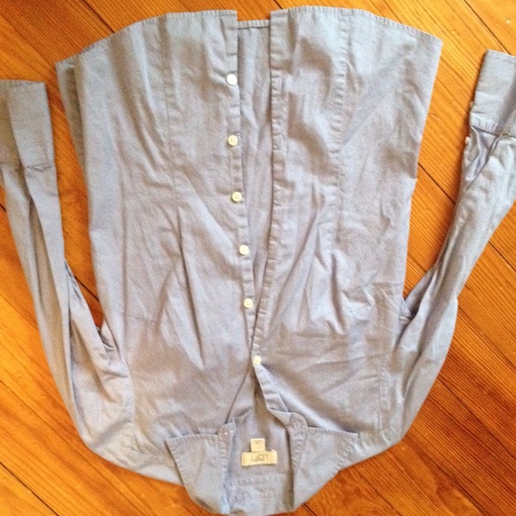 Loft Light Blue Button Up