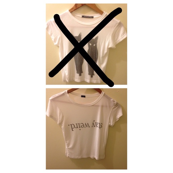 Brandy Melville crop tops stay weird