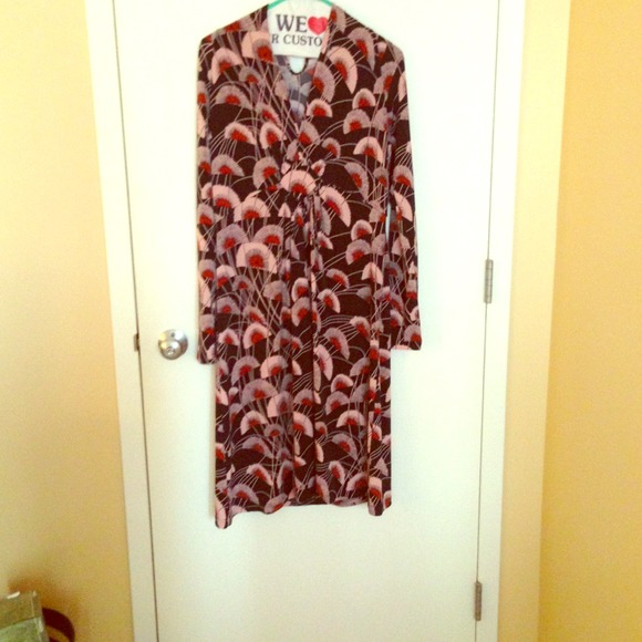 Long sleeve beautiful print dress! - Picture 1 of 4