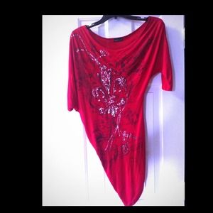 💥REDUCED💥Crosscut Red Top