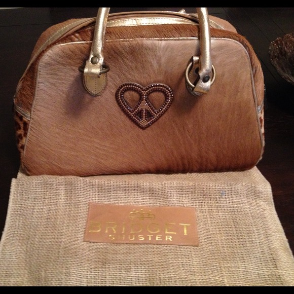 Just Reduced! "Love & Peace" Bridget Shuster bag