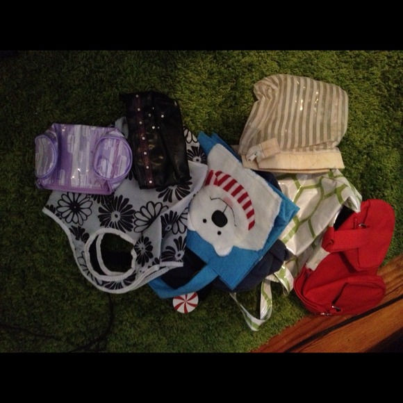 Assortment of bags all different sizes