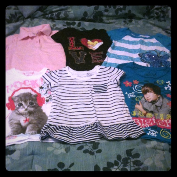 6Girls graphic  silk 2 pjs, &white & pink