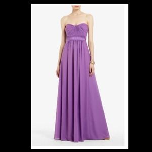 BCBG Amber Strapless Evening Gown