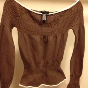 BCBG off the shoulder top