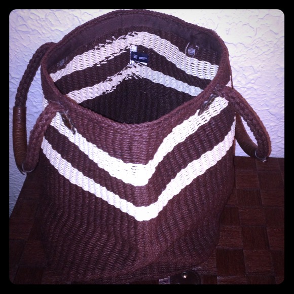 LARGE Bucket Tote by GAP - Brown JUST REDUCED