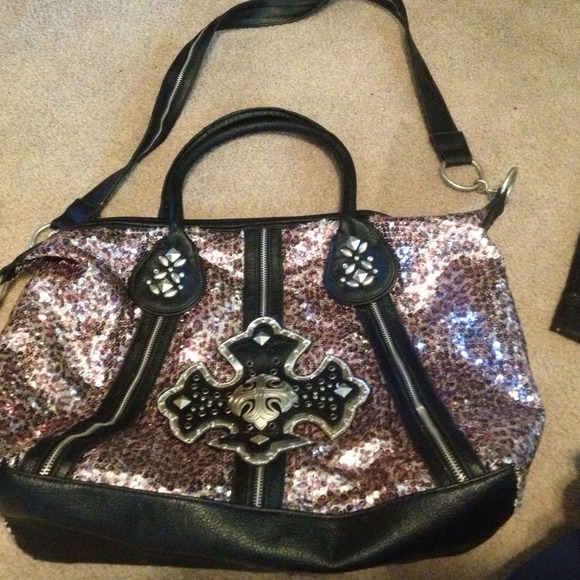 Miss me large purse and black messenger bag