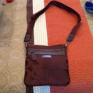 Coach inspired cross body bag