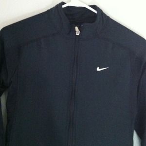 Black zip up Nike jacket