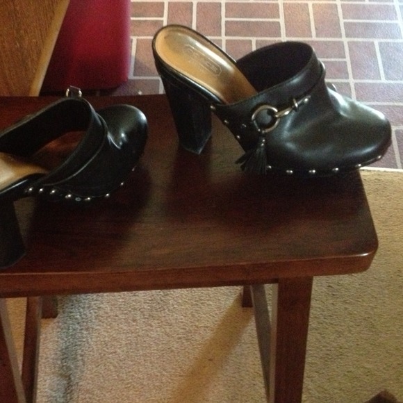 Coach platform heels