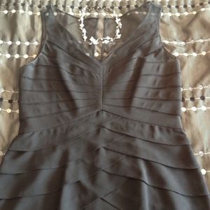 Adrianna Papell scalloped cocktail dress