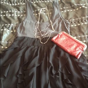 REDUCED* Express empire waist dress with ruffles