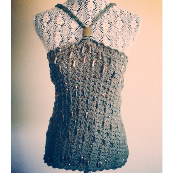BUNDLED❗️Cache embellished crochet halter