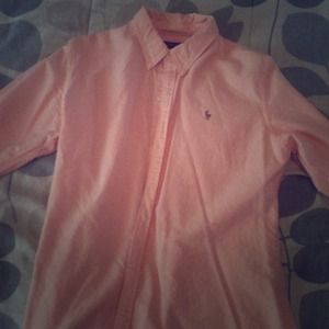 Long sleeve polo button down