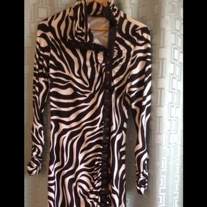 Black and white dress