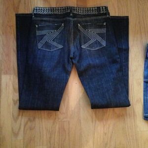 Seven 7 for all mankind black jeans 30