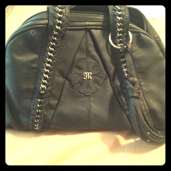 Reserved Miss Me purse - black with silver