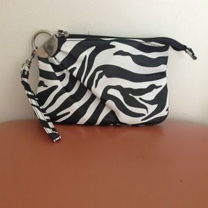 Zebra wristlet