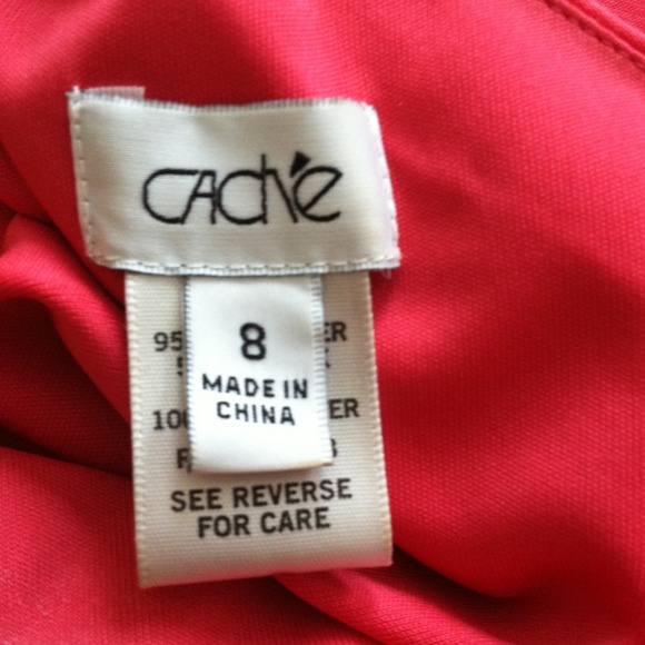 SOLD Prom dress sz 8 gown w/ beading Cache - Picture 3 of 4