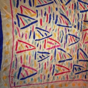 Original vintage Ken Done silk scarf from 1985.