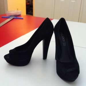 Aldo open toe heels