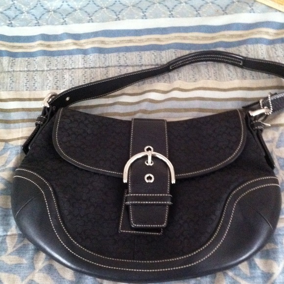 *Sold* Black coach purse