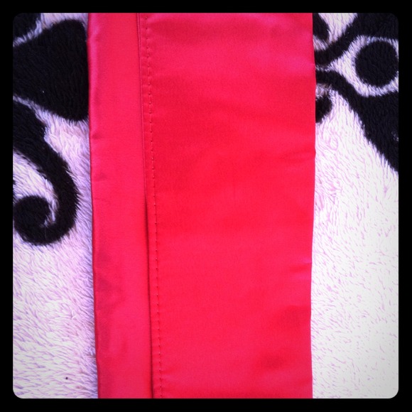 Red clutch purse