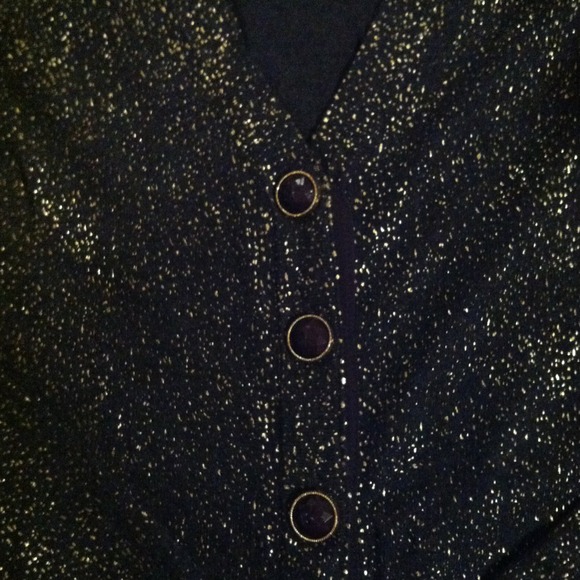 Black and gold cardigan - Picture 2 of 3