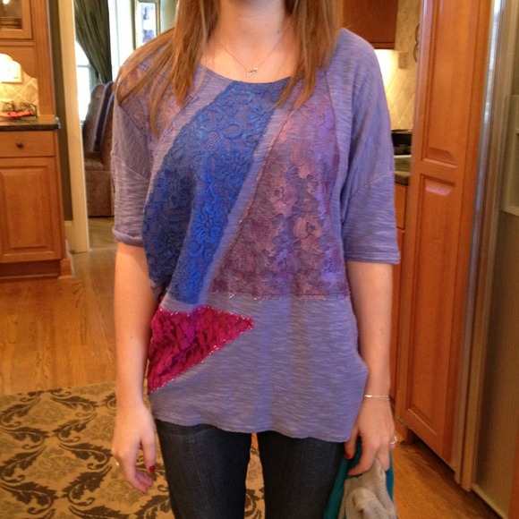 Free people lace tunic