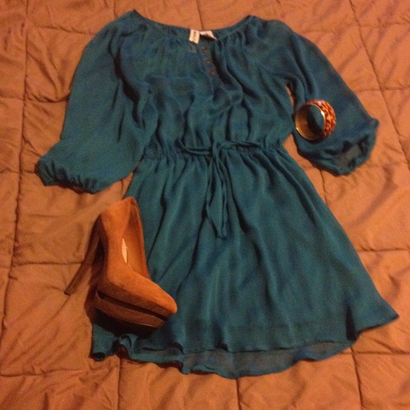 Turquoise dress