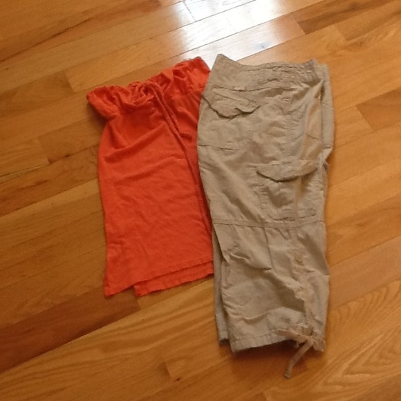 ❌BUNDLED AND SOLD❌Union bay cropped cargo pants
