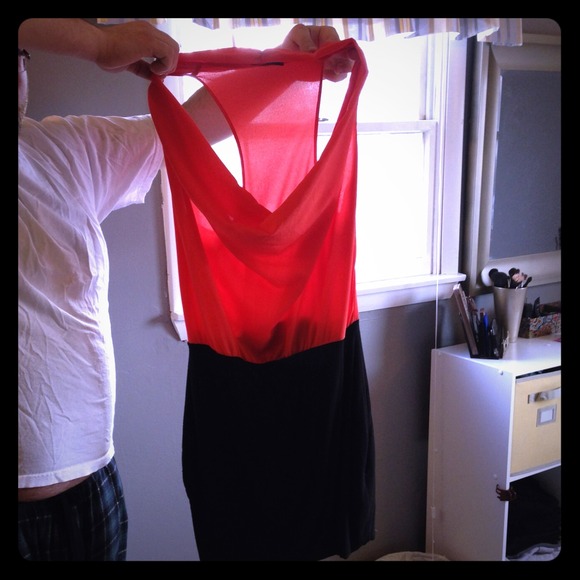 ❗❗REDUCED❗❗Orange and black dress