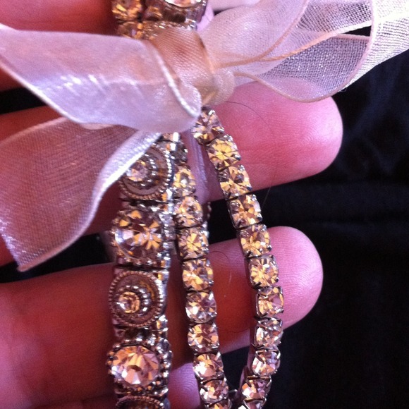 @@SOLD@@Different Shaped Rhinestone Bracelets